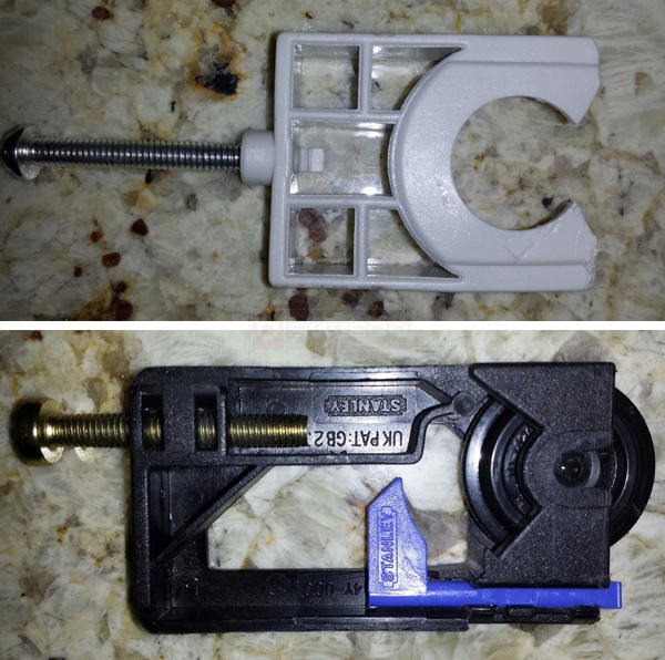 User submitted photos of a closet door roller.