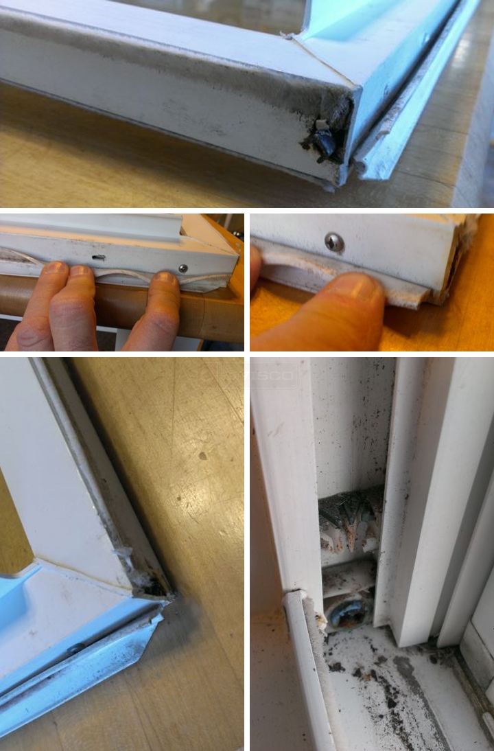 User submitted photos of window hardware.