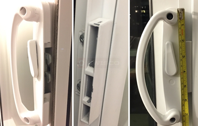User submitted photo of their patio door handle.