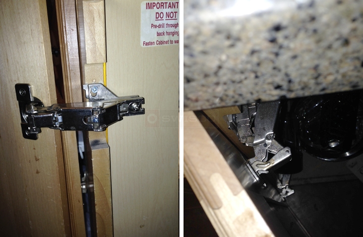 User submitted photos of cabinet hardware.