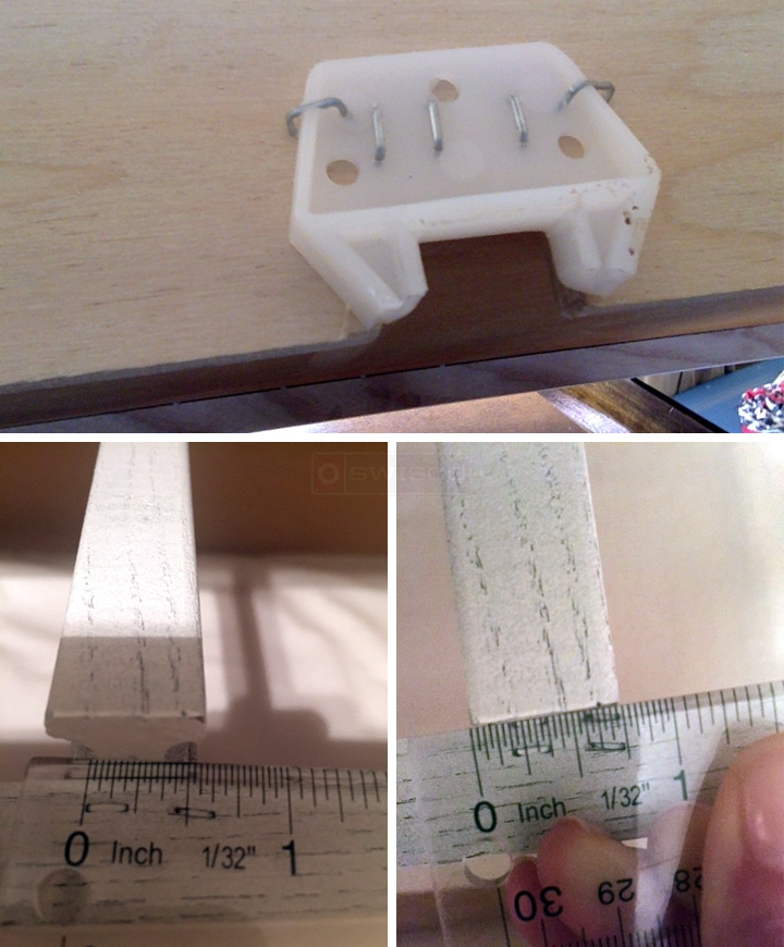 User submitted photos of drawer hardware.