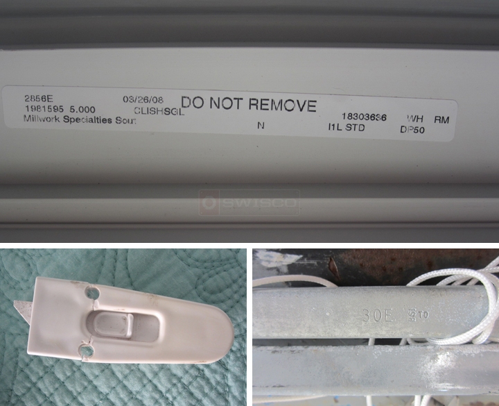 User submitted photos of window hardware.