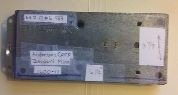 User submitted a photo of a window balance.