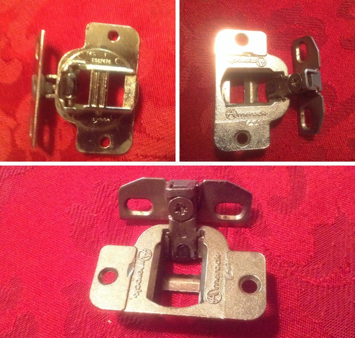 User submitted photos of cabinet hardware.