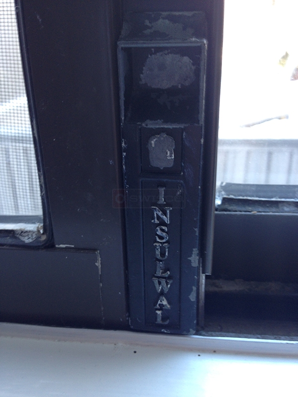 User submitted a photo of window hardware.