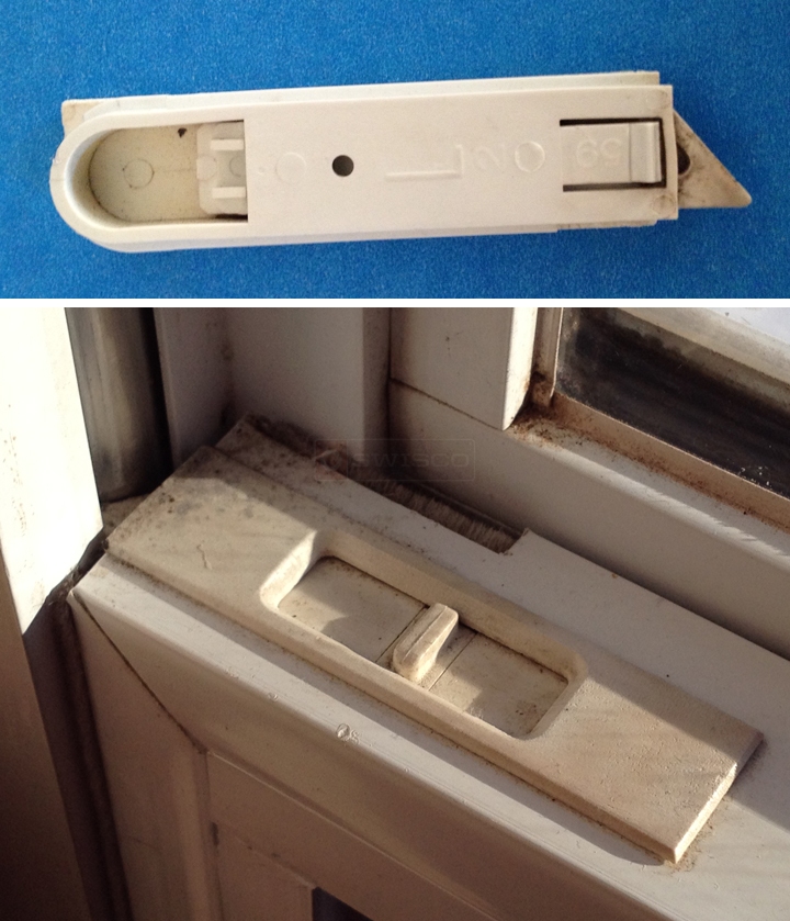 User submitted photos of a tilt latch.