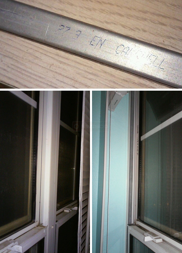 User submitted photos of window hardware.