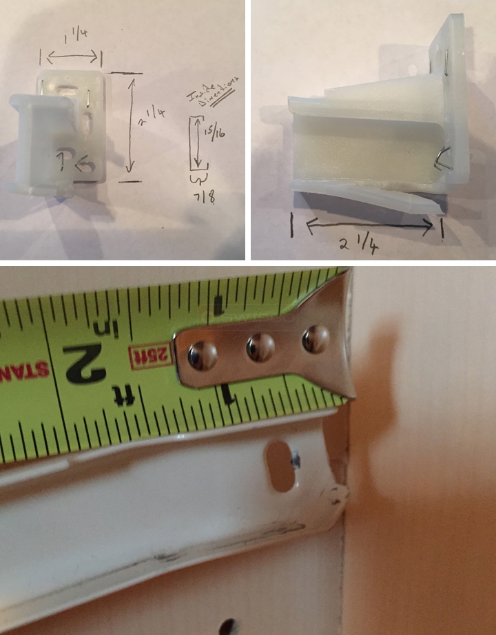 User submitted photos of drawer hardware.