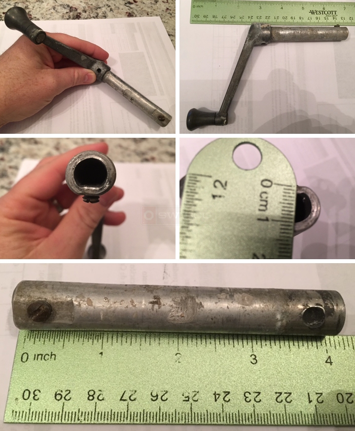 User submitted photos of a window operator handle.