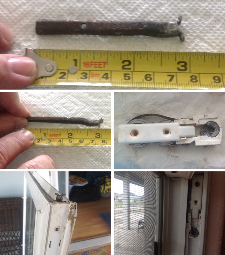 User submitted photos of window hardware.