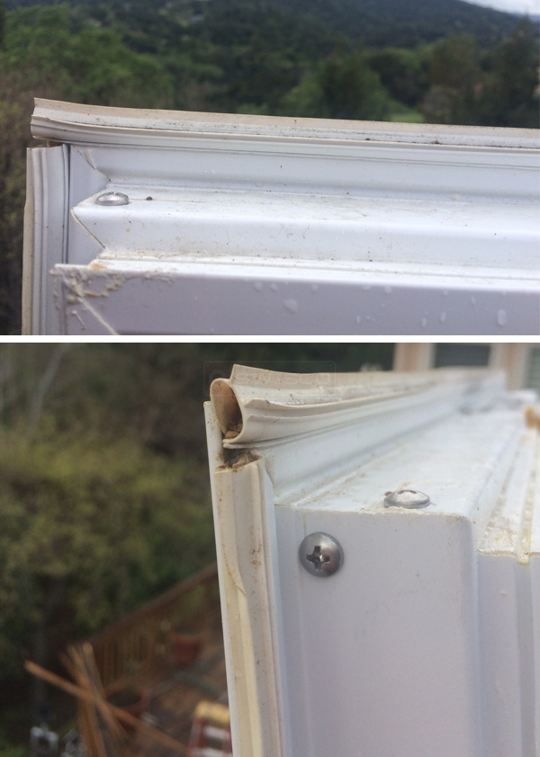 User submitted photos of weatherstripping.