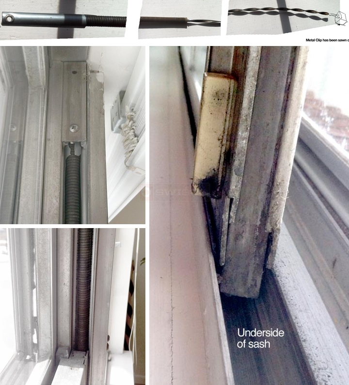 User submitted photos of window hardware.