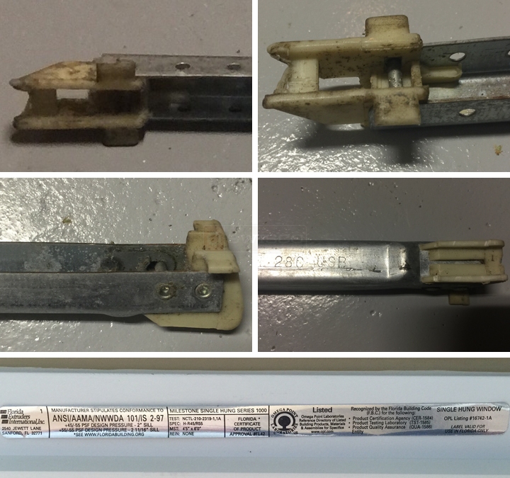 User submitted photos of a window balance.