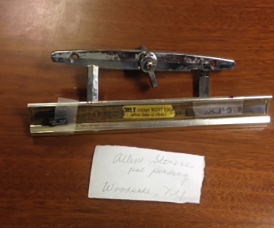 User submitted a photo of a patio door handle.