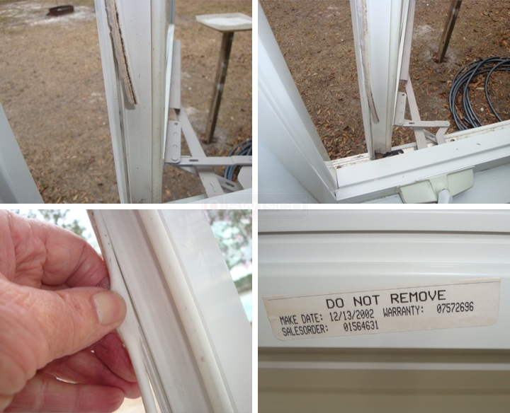 User submitted photos of window hardware.