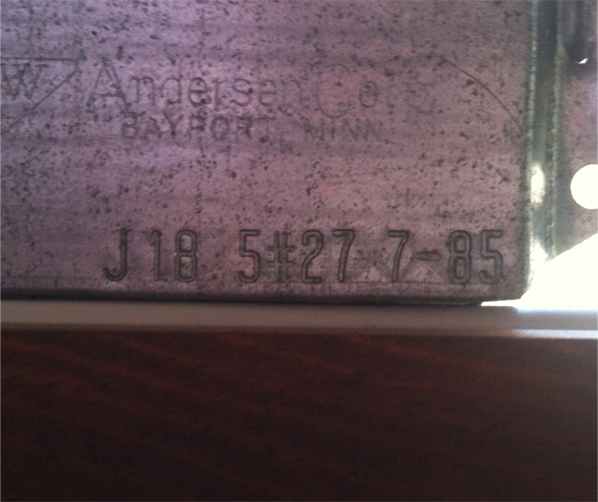 User submitted photo of their window balance.