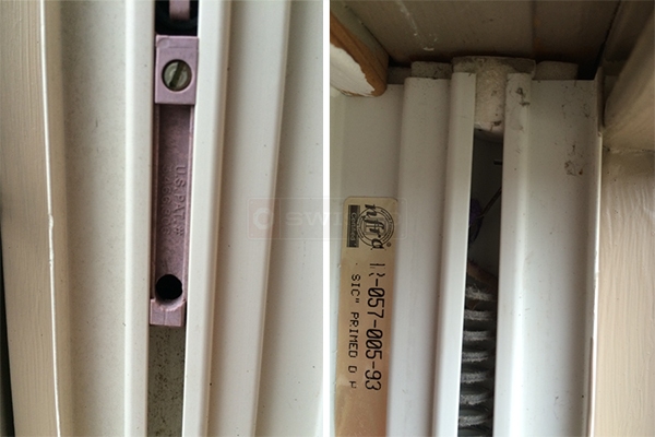 User submitted photos of window hardware.