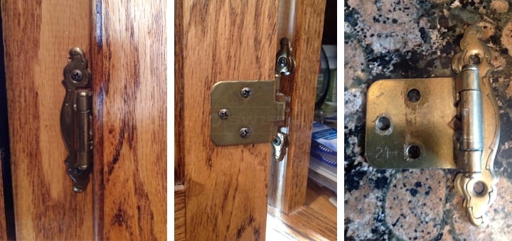 User submitted photos of a cabinet hinge.