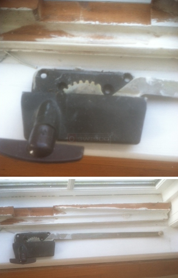 User submitted photos of a window operator.