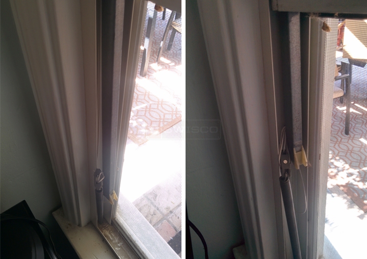 User submitted photos of a window balance.