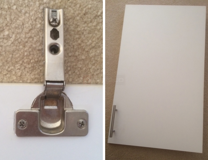 User submitted photos of cabinet hardware.