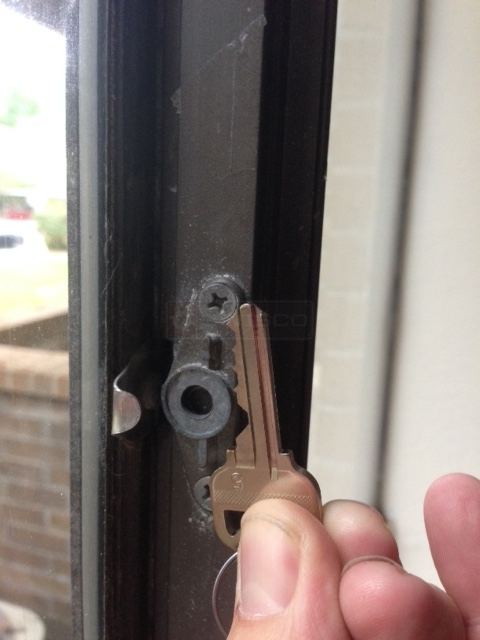 User submitted a photo of window hardware.