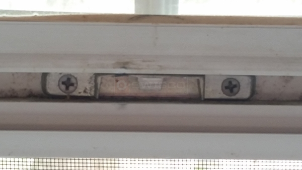 User submitted a photo of a window lock keeper.