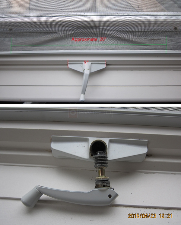 User submitted photos of a window operator.