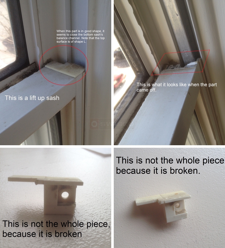 User submitted photos of window hardware.