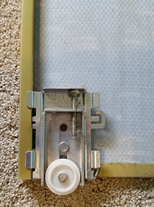 User submitted a photo of a closet door roller.