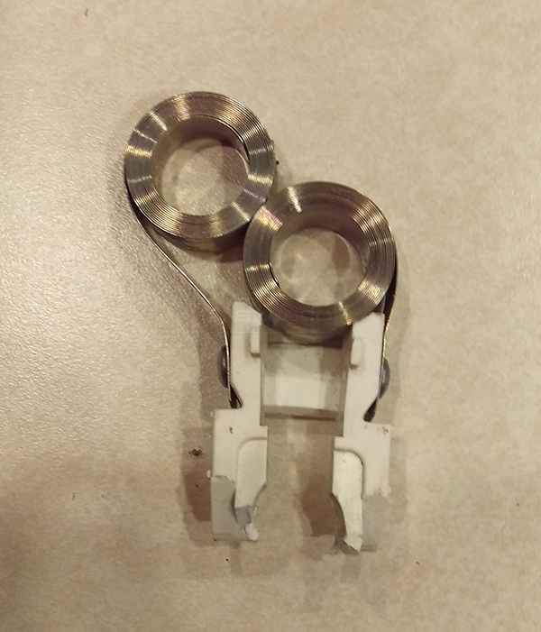 User submitted photos of a coil window balance.