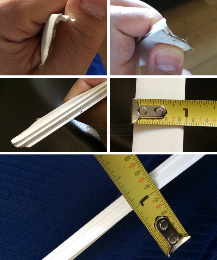 User submitted photos of snap-in glazing.