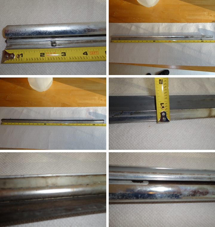 User submitted photos of a shower door sweep.