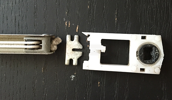 User submitted photos of window hardware.