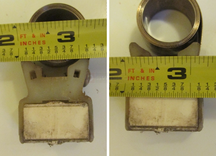User submitted photos of a coil window balance.