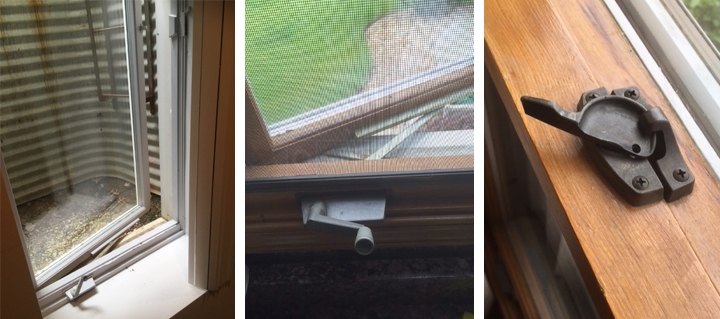 User submitted photos of a window operator & lock.