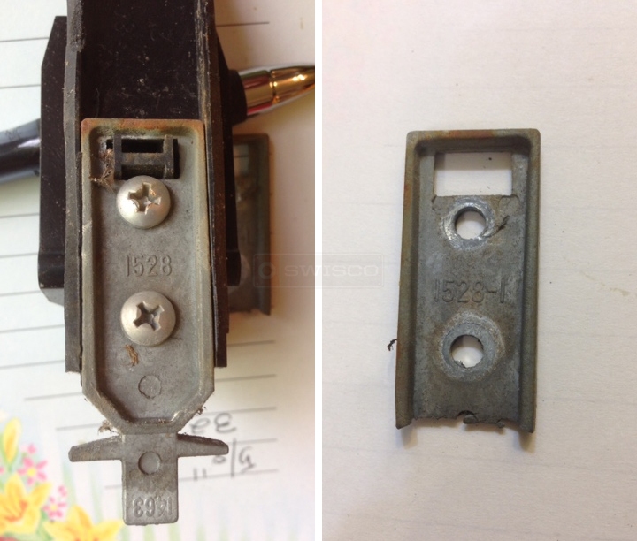 User submitted photos of window hardware.