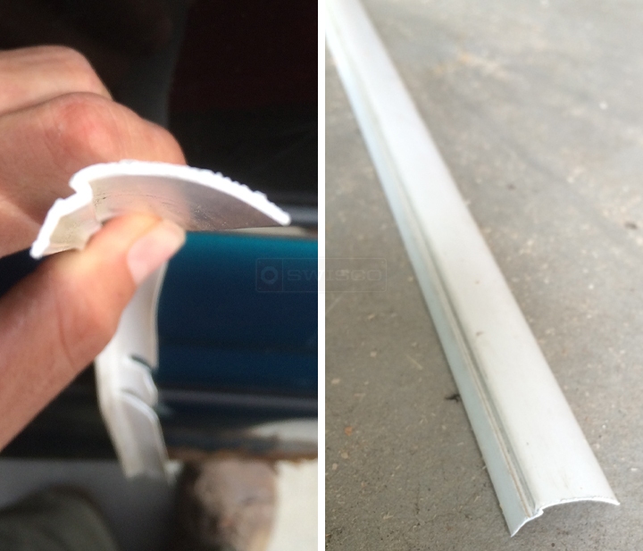 User submitted photos of snap-in glazing.