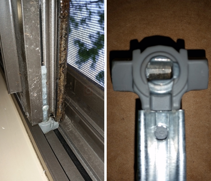User submitted photos of window hardware.
