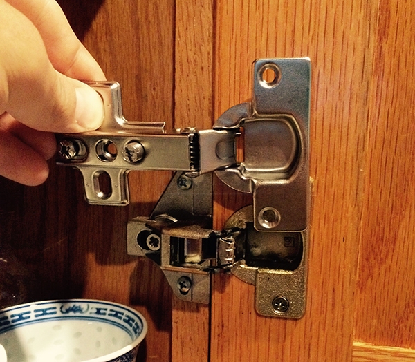 User submitted a photo of a cabinet hinge.