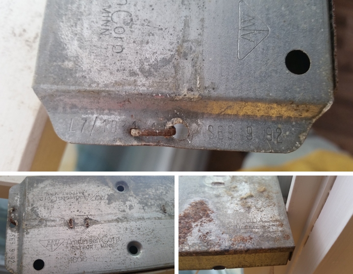 User submitted photos of an Anderson window balance.