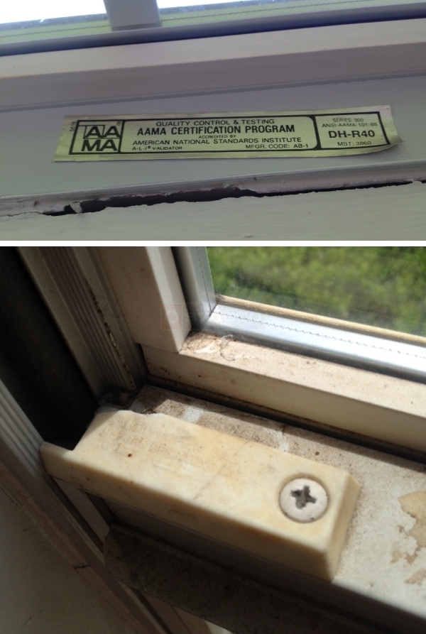 User submitted photos of a tilt latch.