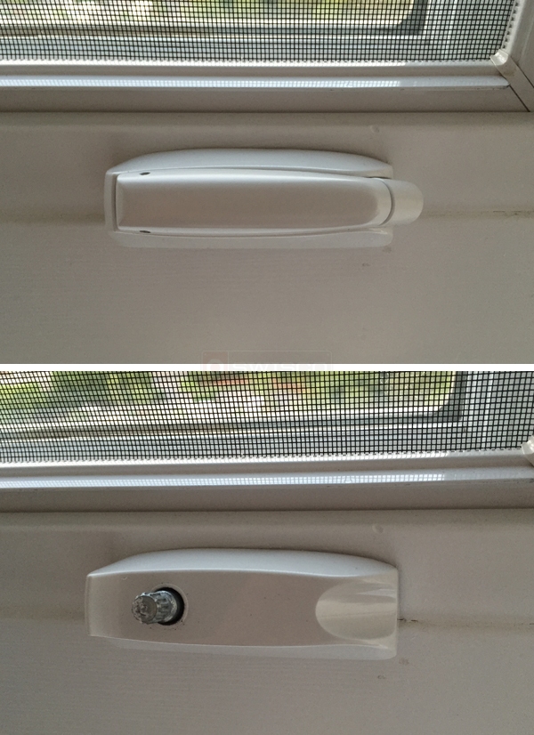 User submitted photos of a window operator handle.