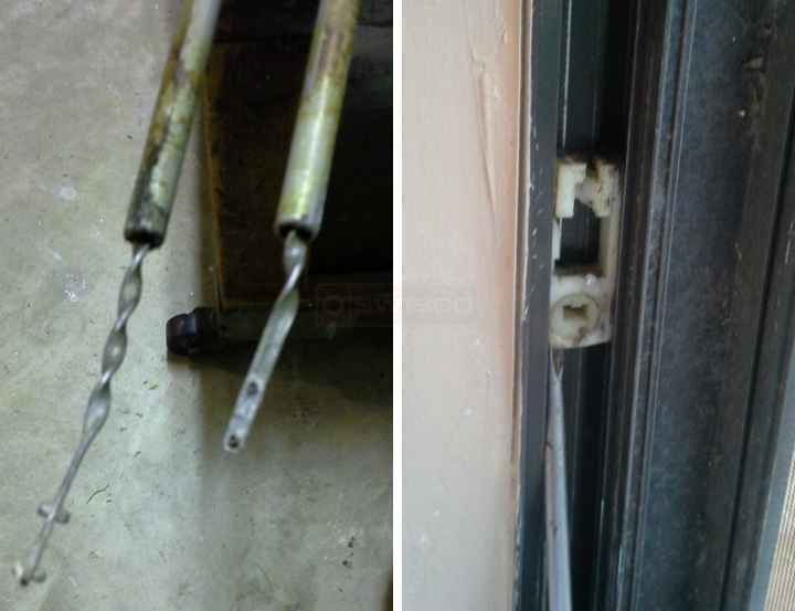 User submitted photos of window hardware.