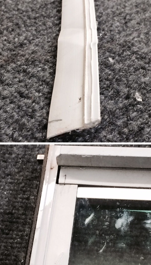 User submitted photos of snap-in glazing.