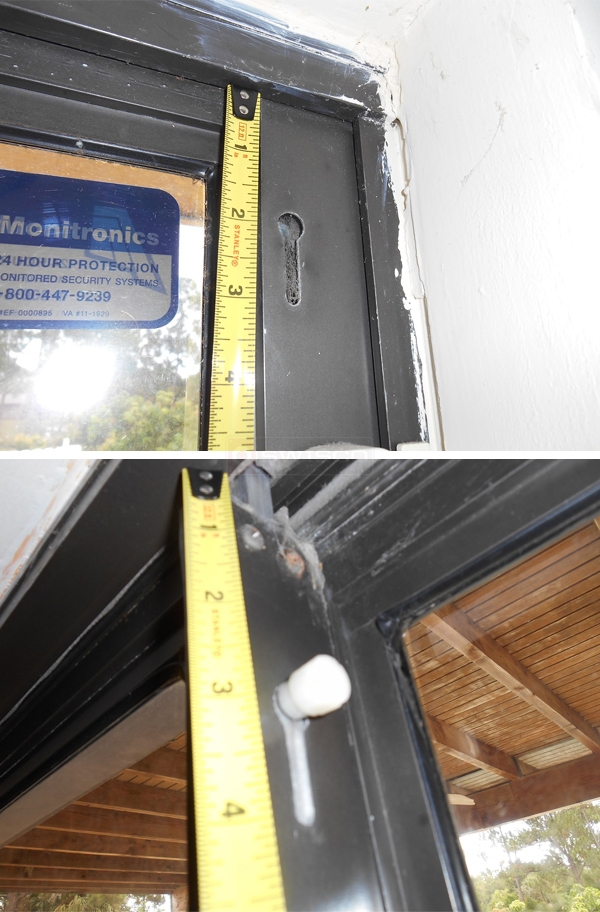 User submitted photos of window hardware.