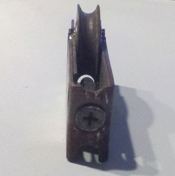 User submitted a photo of a patio door roller.