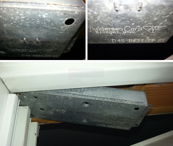 User submitted photos of a window balance.