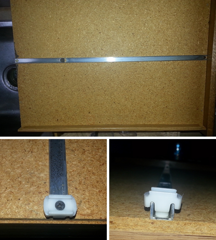 User submitted photos of drawer hardware.