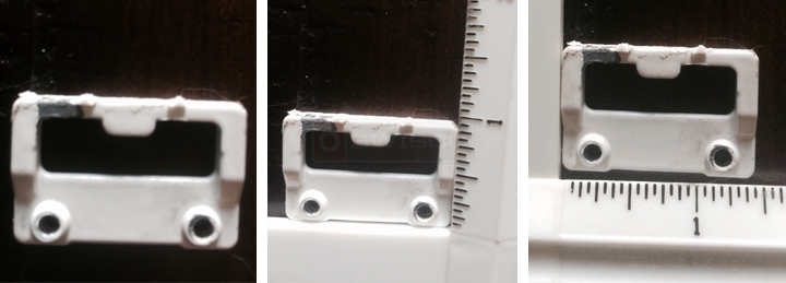 User submitted photos of a window lock keeper.